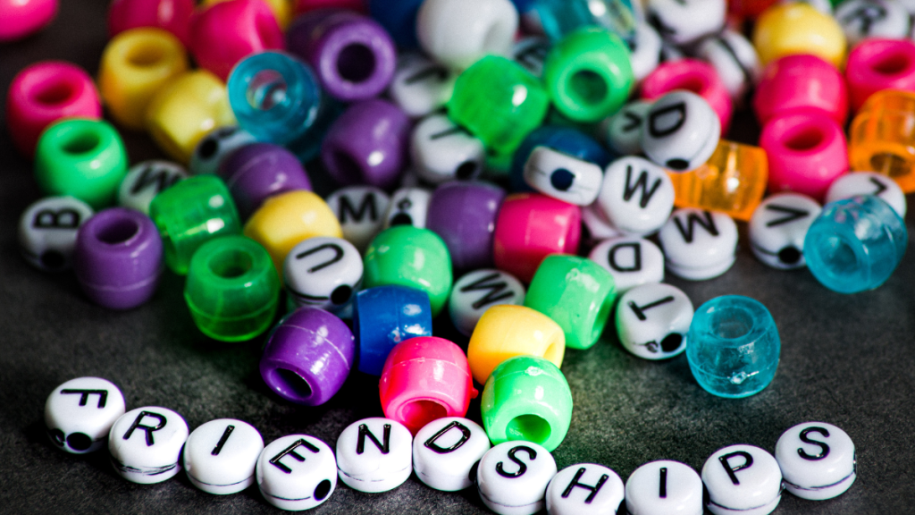 Multi Color and Letter beads