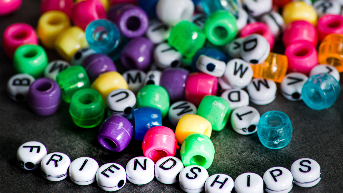 Multi Color and Letter beads
