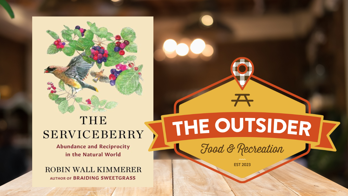 The Outsider Logo - "The Outsider, Food and Recreation" Book