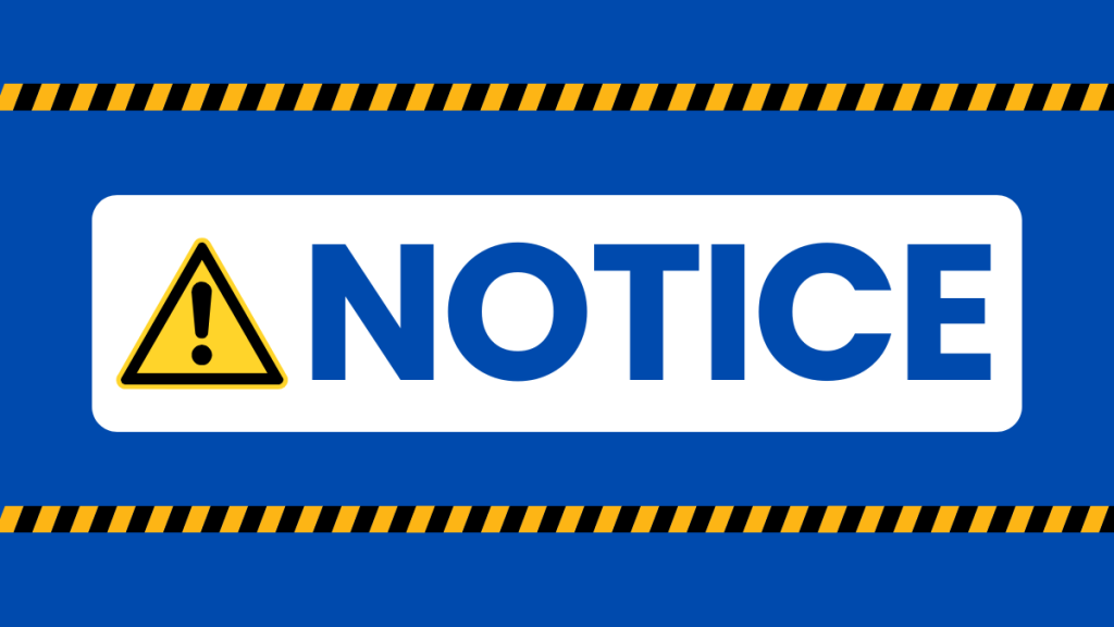 Notice
