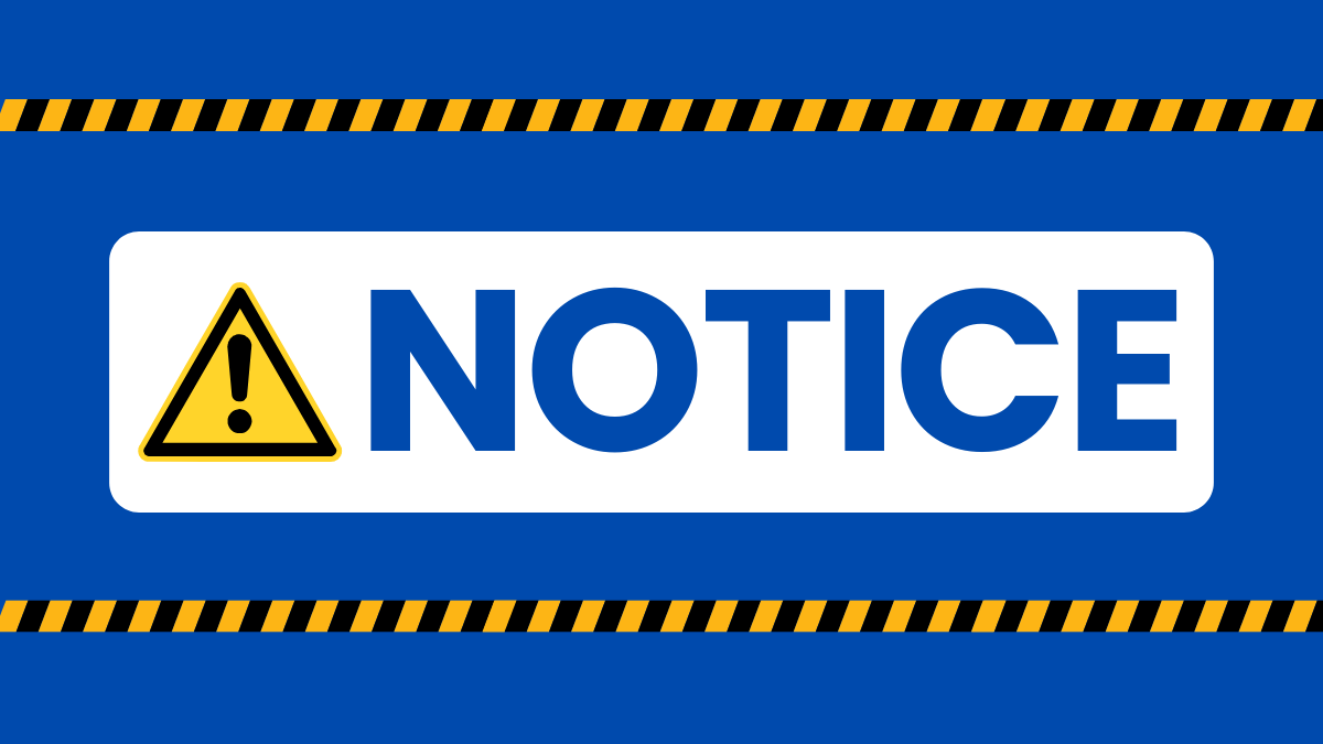 Notice