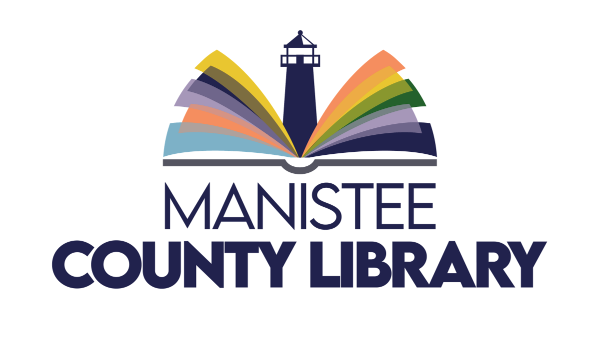 Manistee County Library lighthouse logo